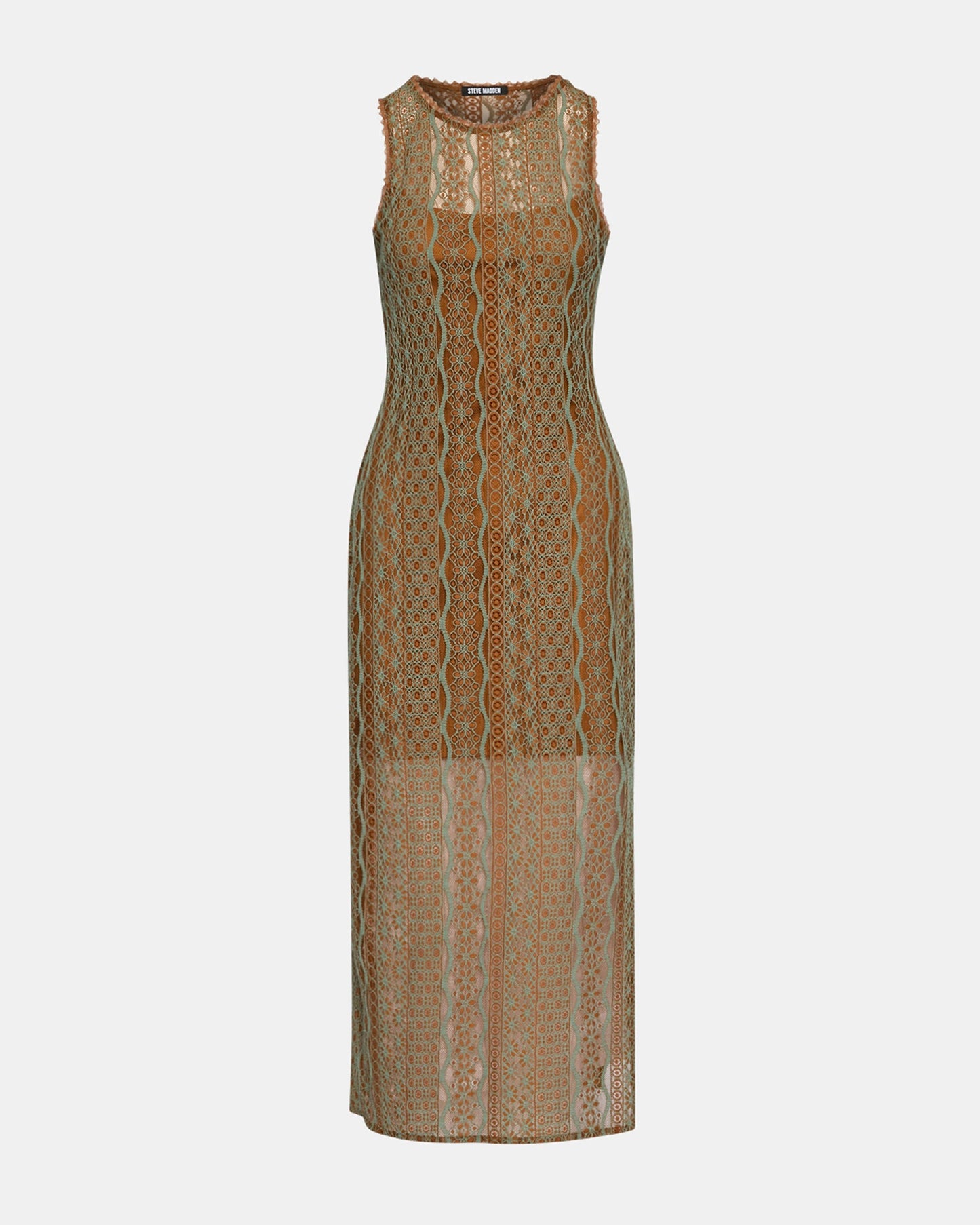 NYSSA DRESS RUST MULTI