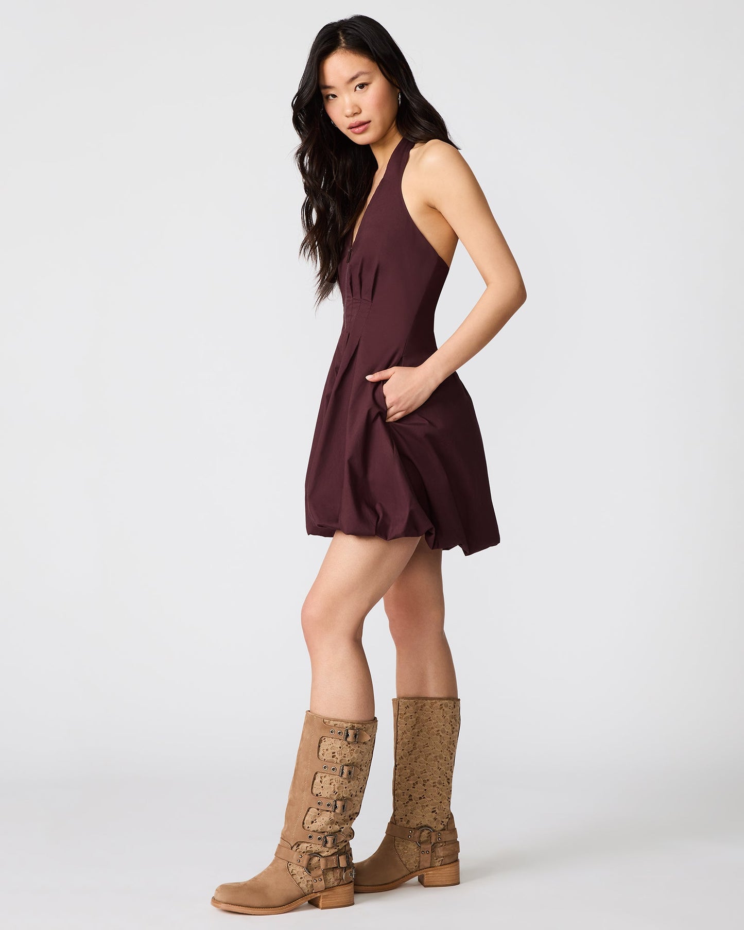 DIANNA DRESS CHOCOLATE
