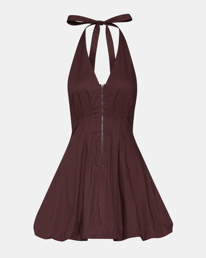 DIANNA DRESS CHOCOLATE