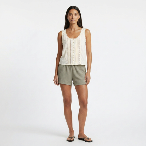 Isla Double Cloth Short