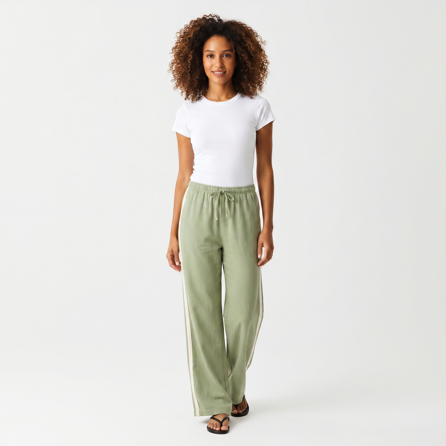 Wave Stamp Knit Pant