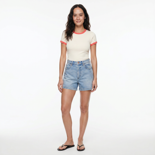 Lexi Rib Ringer Tee
