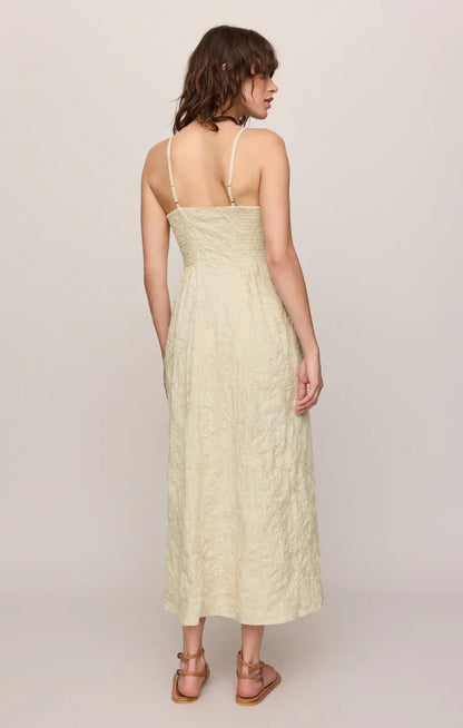 Angel Eyes Textured Midi Dress