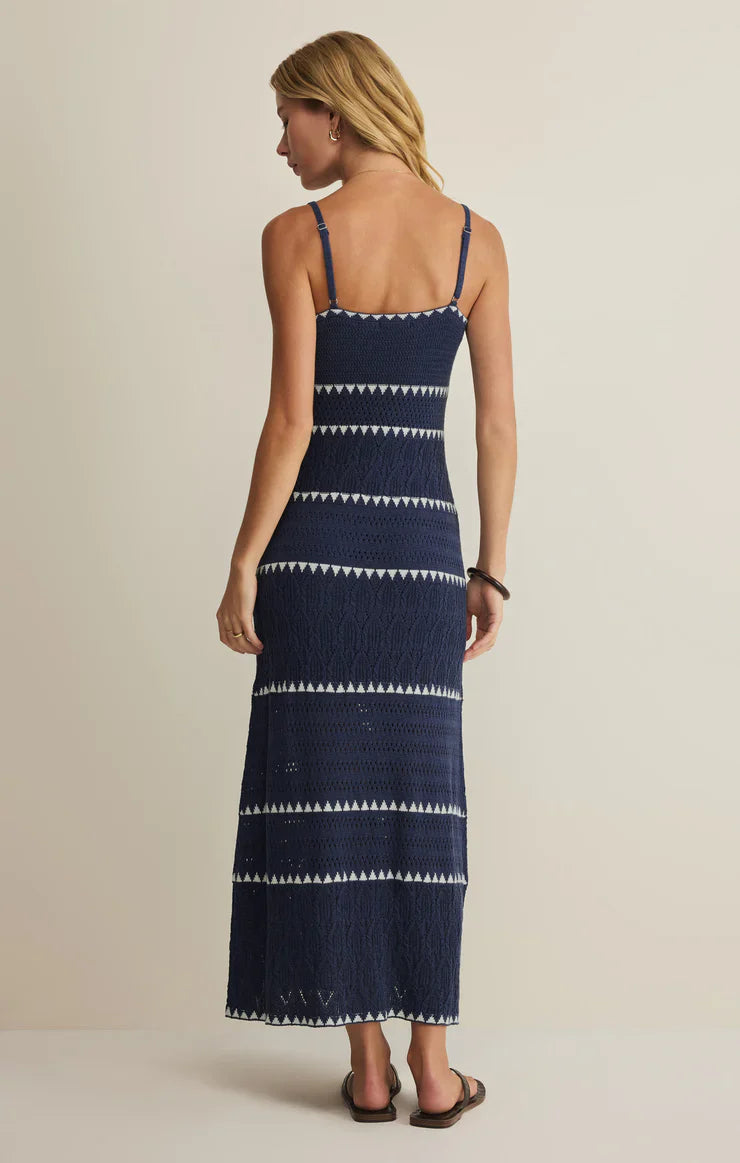Catamaran Striped Maxi Dress