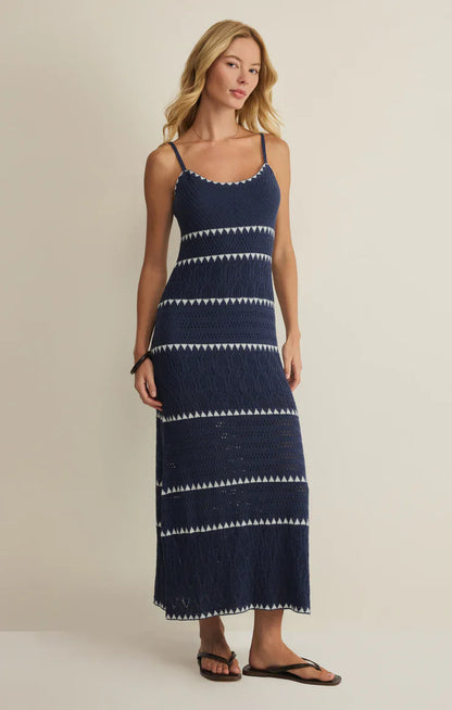 Catamaran Striped Maxi Dress