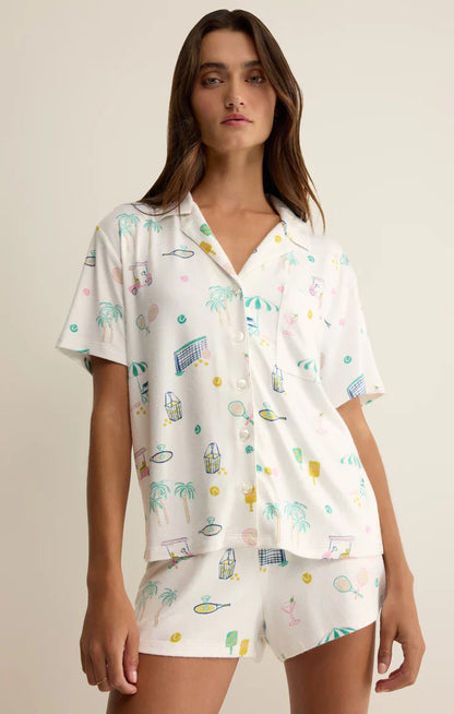 Court Sports Pj Top