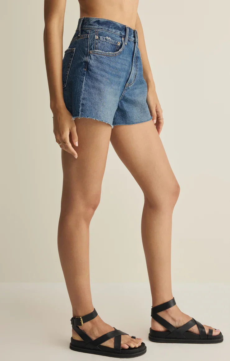 Alex Hi Rise Vintage Cut Off in Pismo
