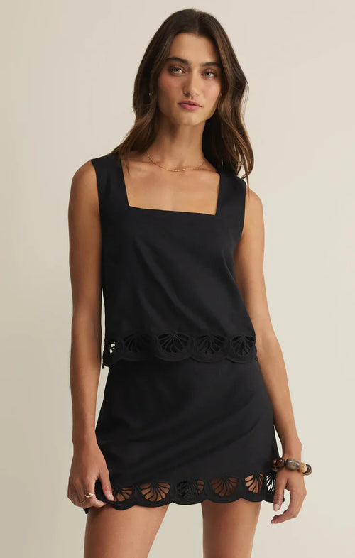 Charlene Embroidery Top