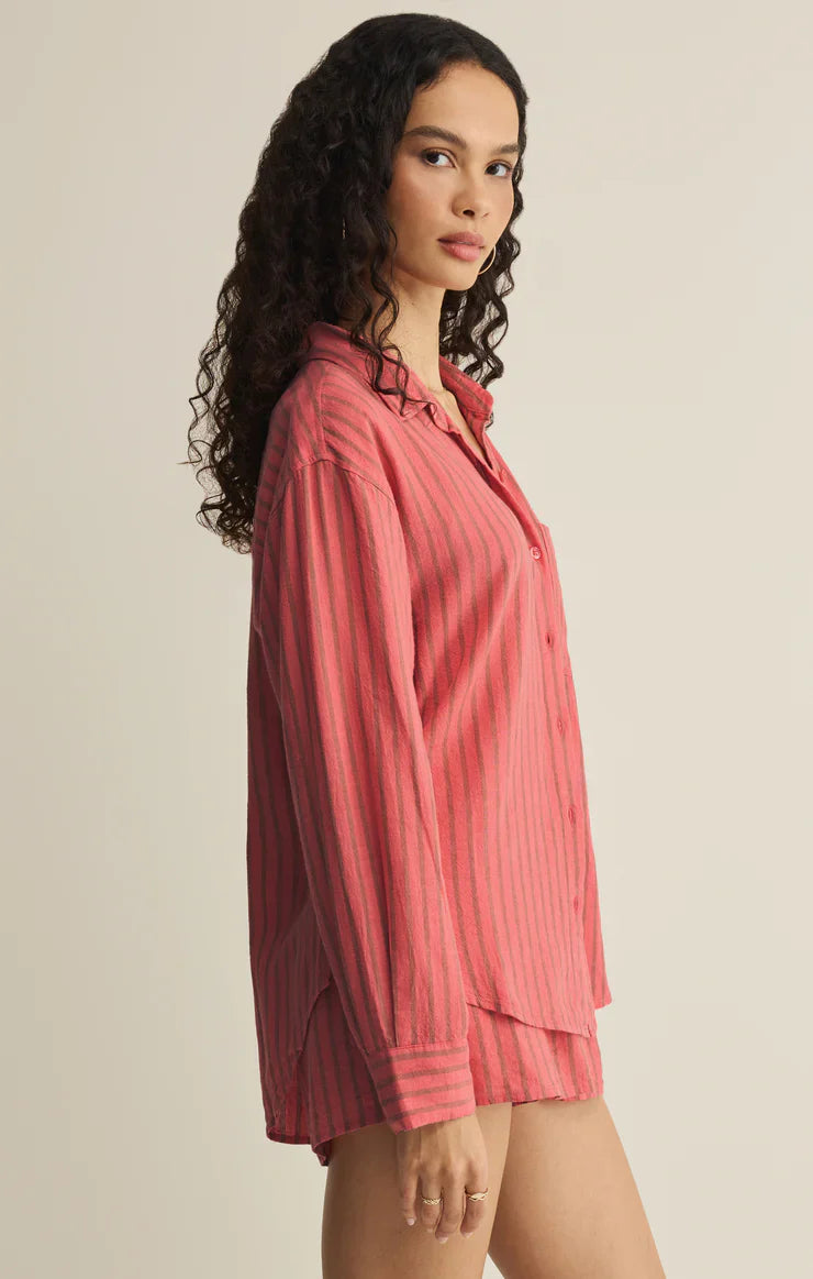 The Perfect Striped Button Up