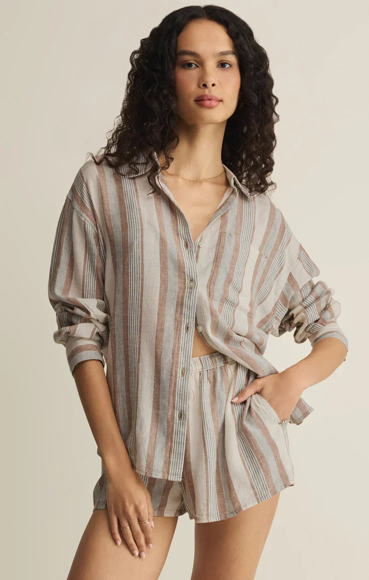 The Perfect Striped Button Up