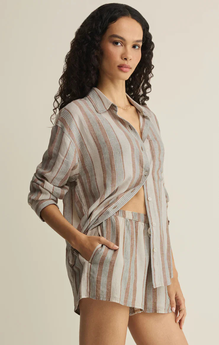 The Perfect Striped Button Up