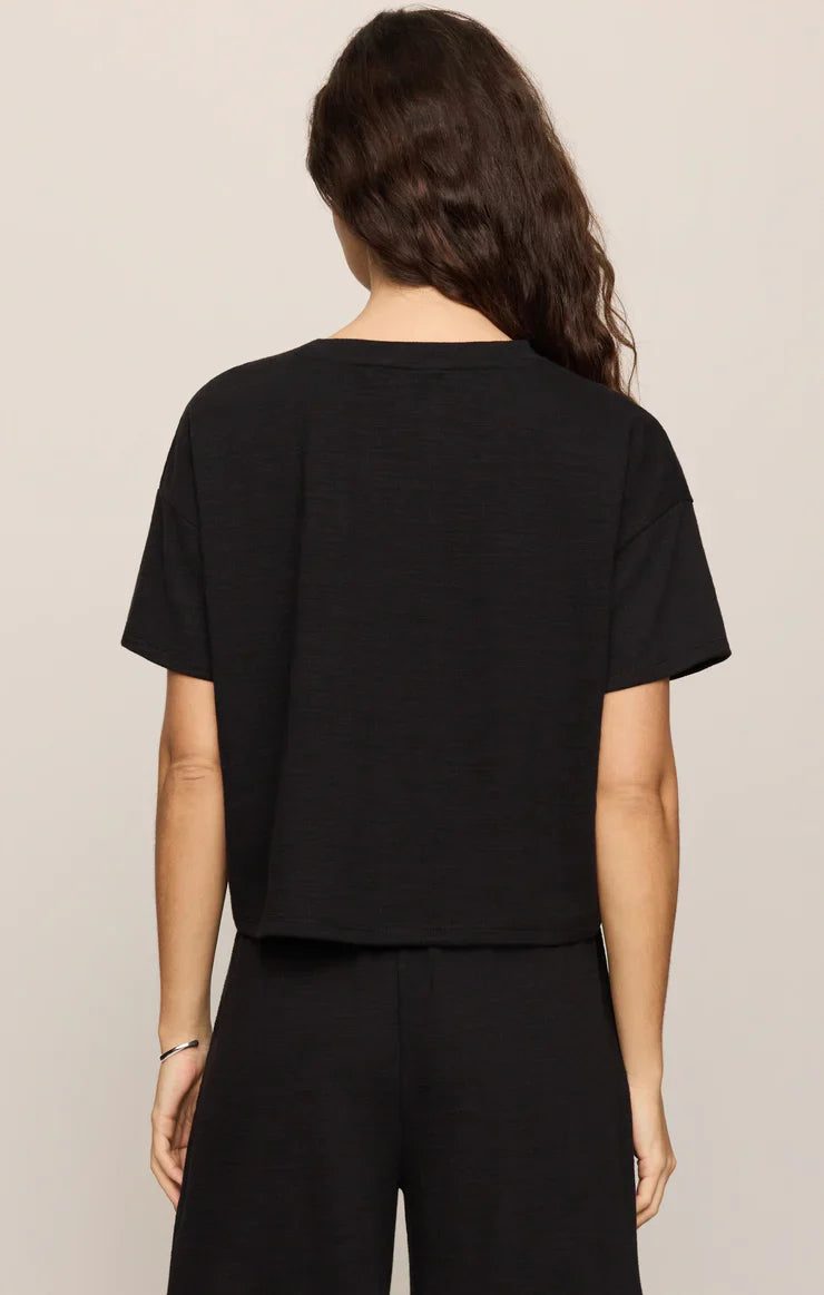 Sway Textured Cropped Tee