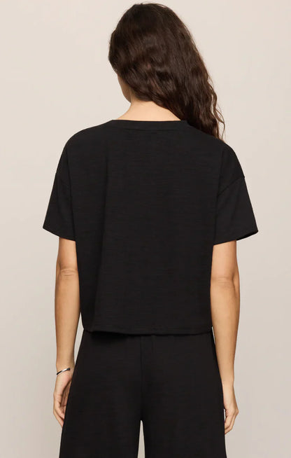 Sway Textured Cropped Tee