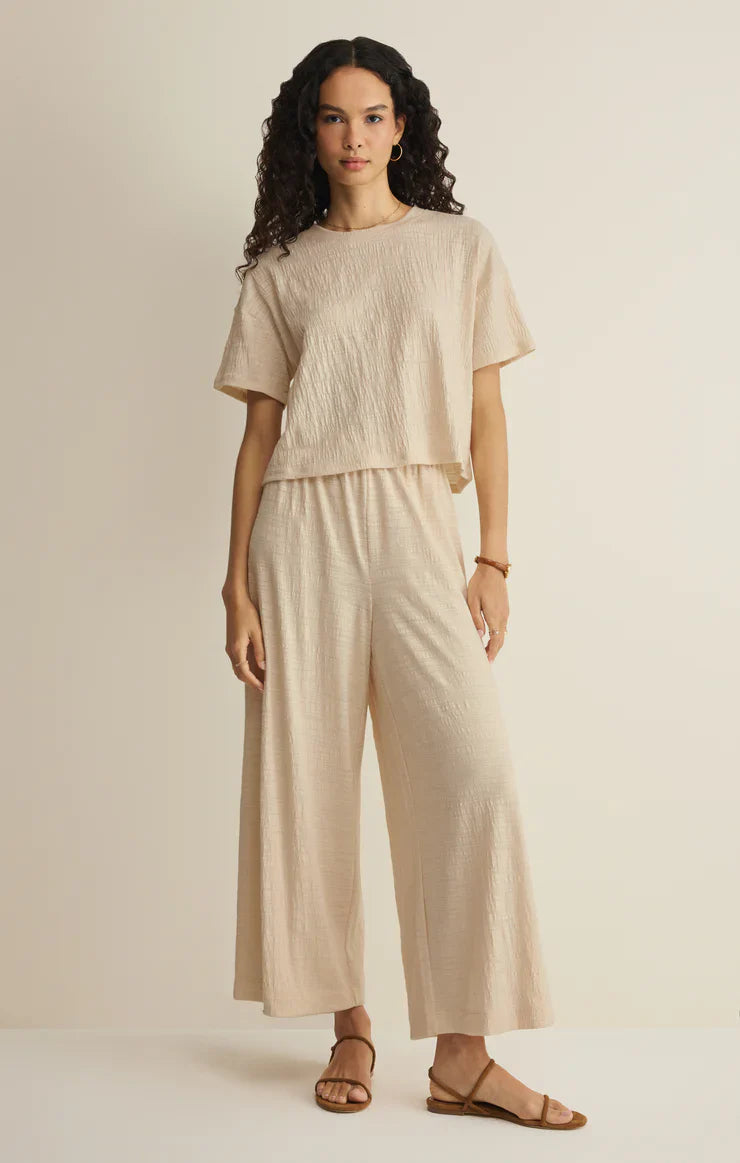 Sway Textured Cropped Tee