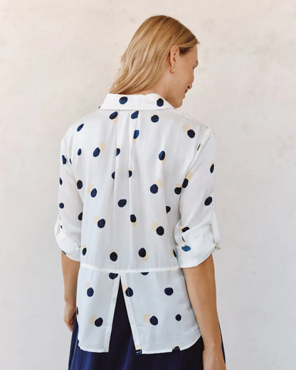 Bella Dahl Clean Split Back Button Down