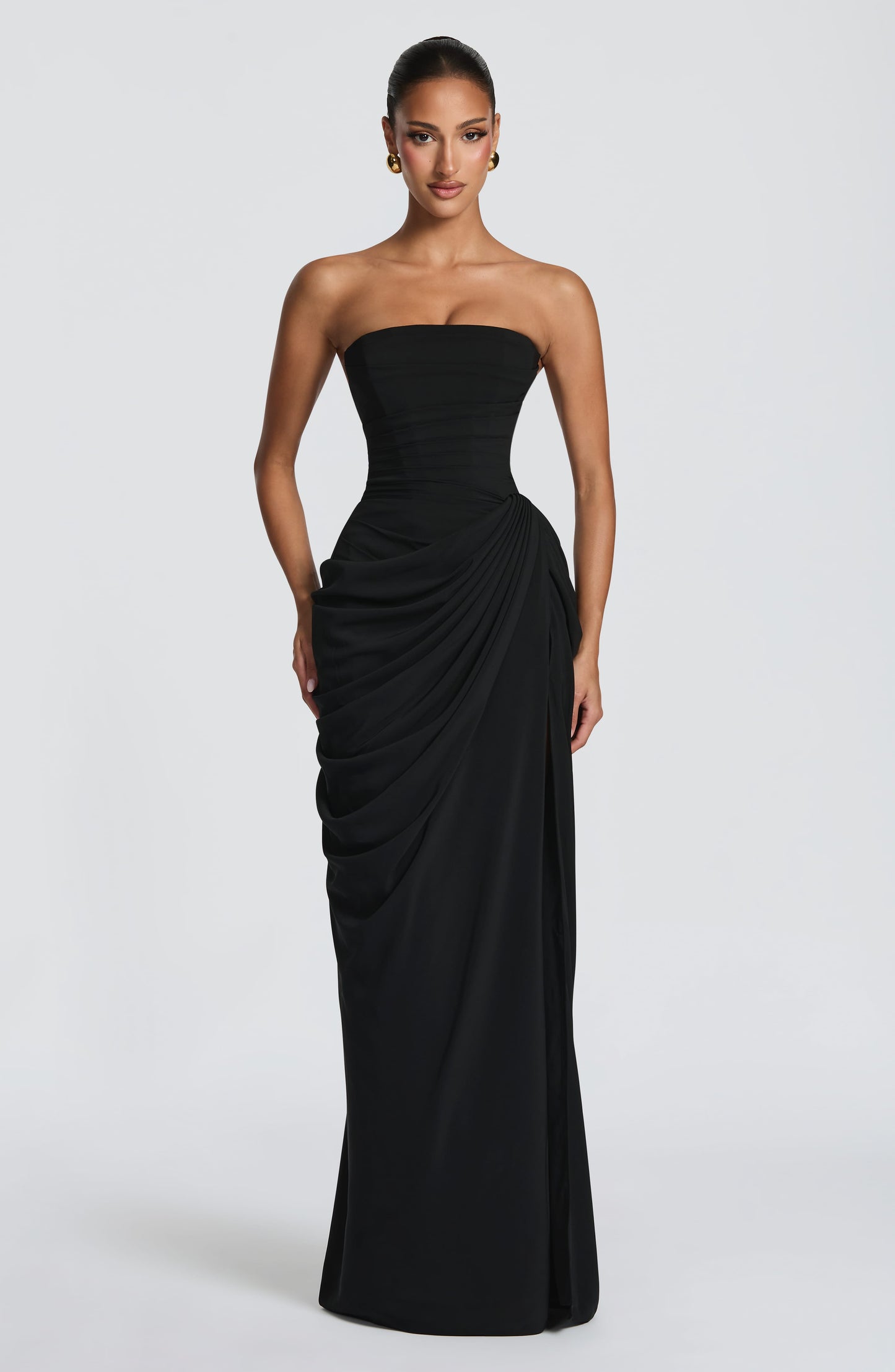 Cyra Maxi Dress - Black
