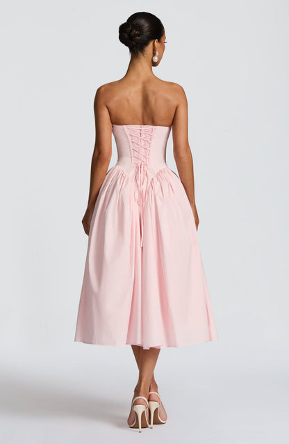Darla Midi Dress - Blush