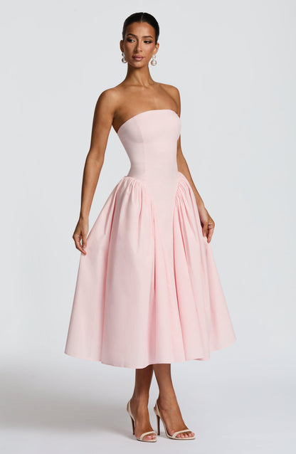 Darla Midi Dress - Blush