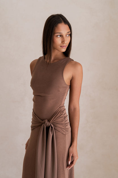 Soleia Dress - Chocolate