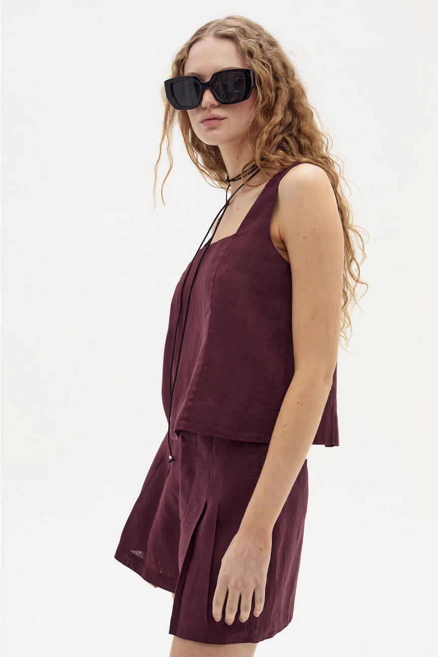 Lanhtropy Mei Linen Top