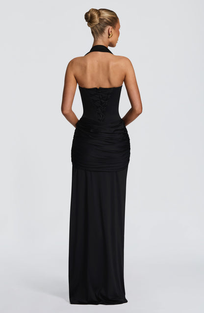 Gia Maxi Dress - Black