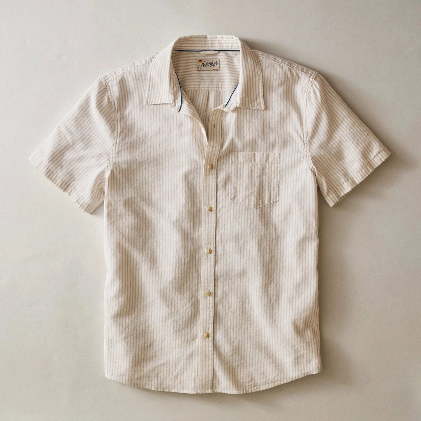 Marine Layer Better-Than-Linen Short Sleeve Shirt