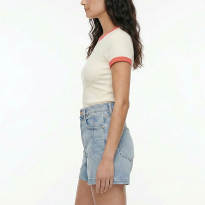 Lexi Rib Ringer Tee