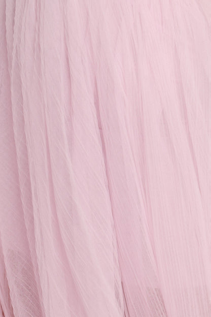 Anabella Strapless Maxi Dress - Pale Pink