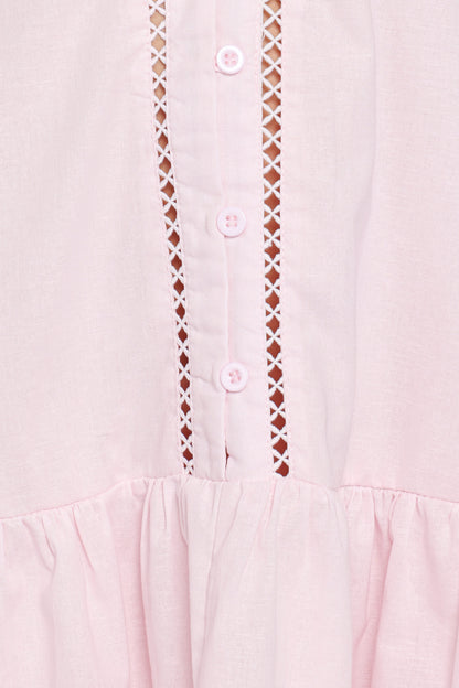 Hart Long Sleeve Mini Dress - Pink