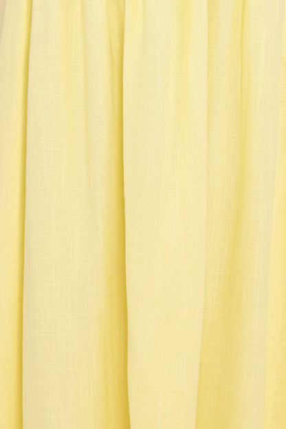 Kayt Strapless Dress - Butter Yellow