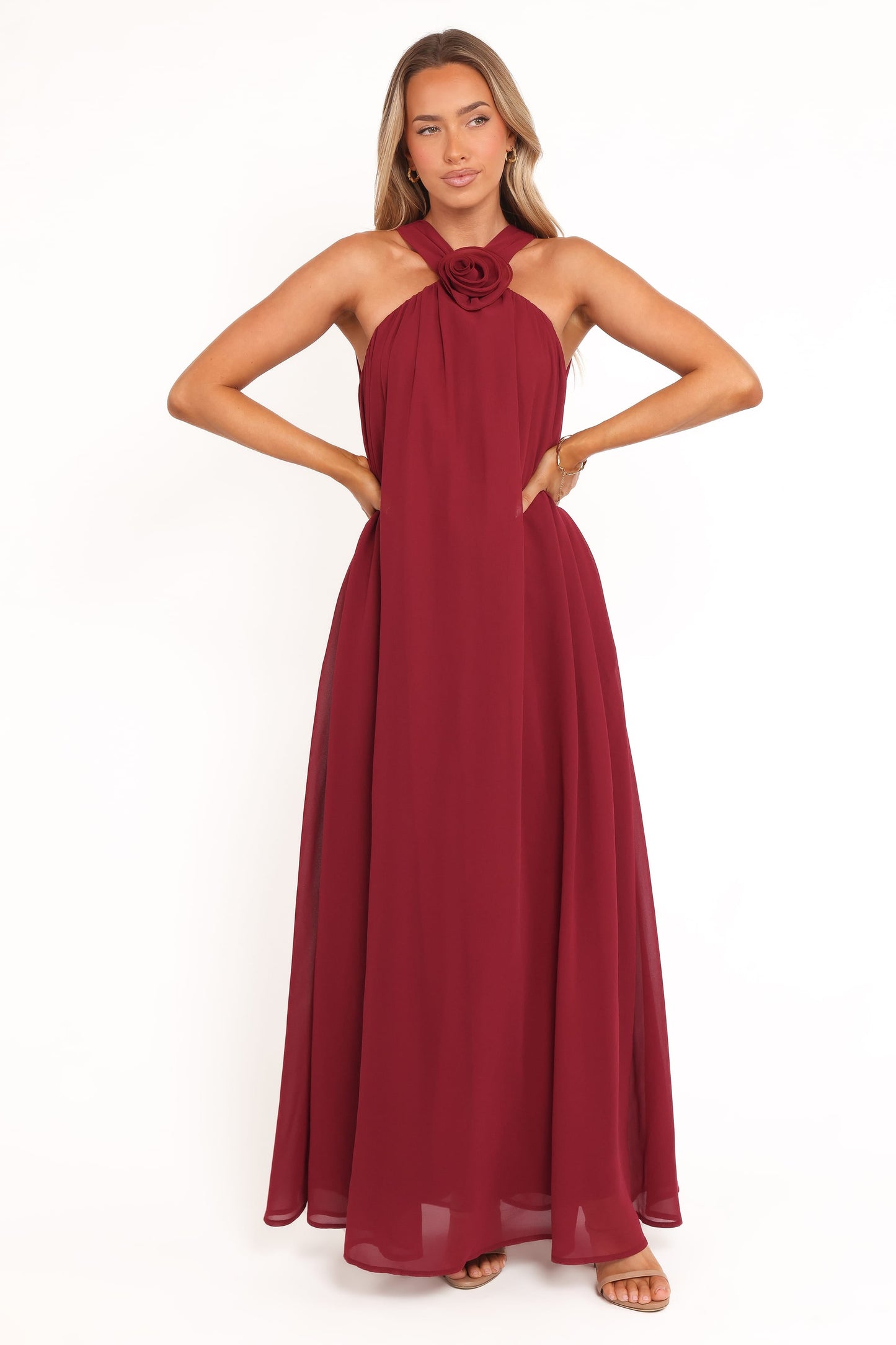 Melba Maxi Dress - Berry