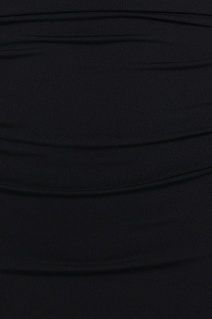 Ondine Off Shoulder Midi Dress - Black