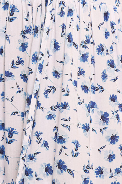 Roberts Maxi Dress - Blue Ditsy Floral