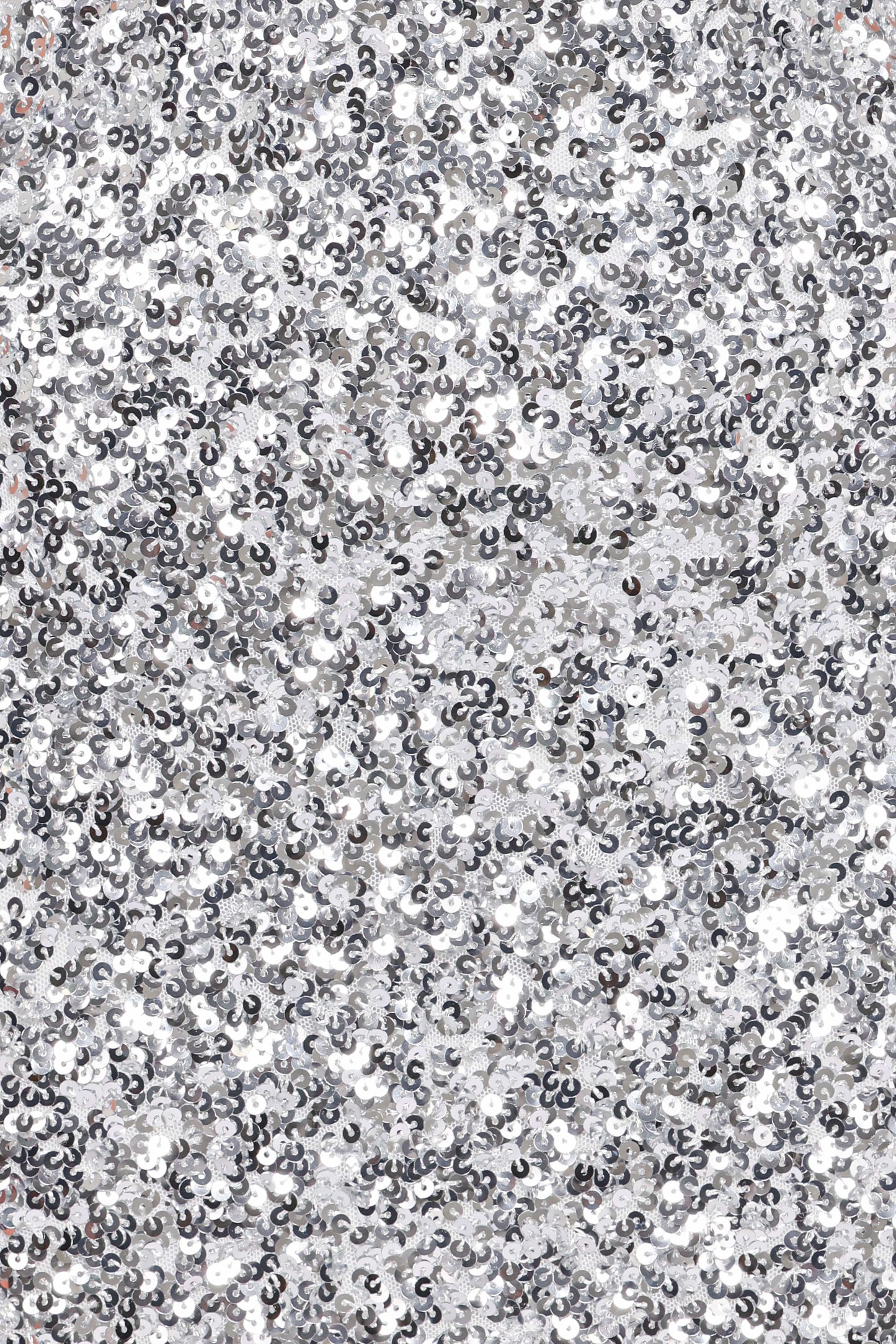 Tory Off Shoulder Sequin Mini Dress - Silver