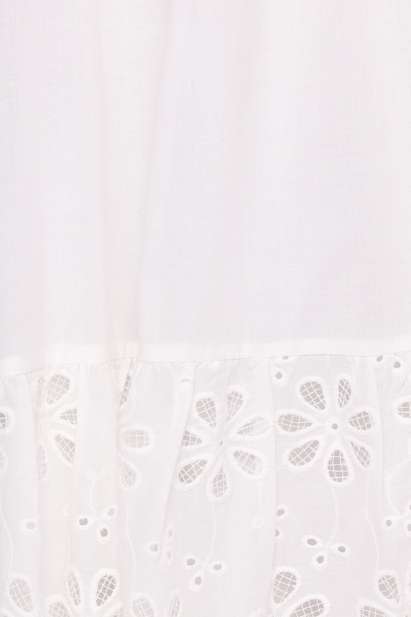 Xana Maxi Dress - White Broderie