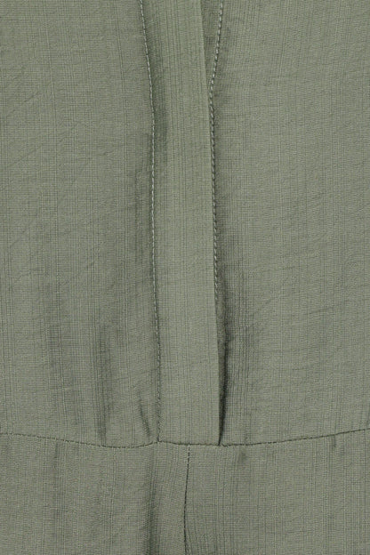 Kiya Drop Waist Romper - Palm Green